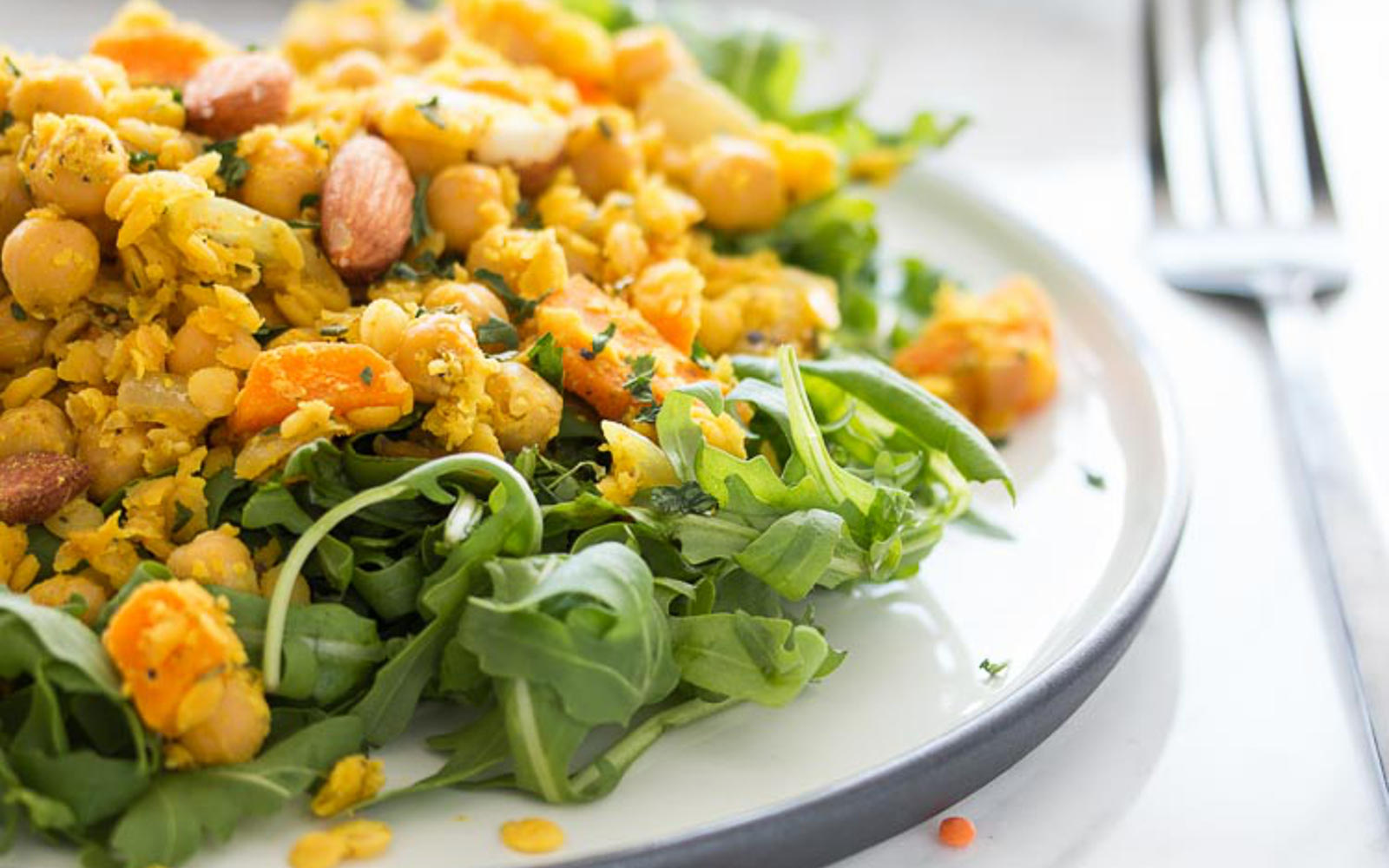 Quick Curried Lentils With Carrots and Chickpeas b