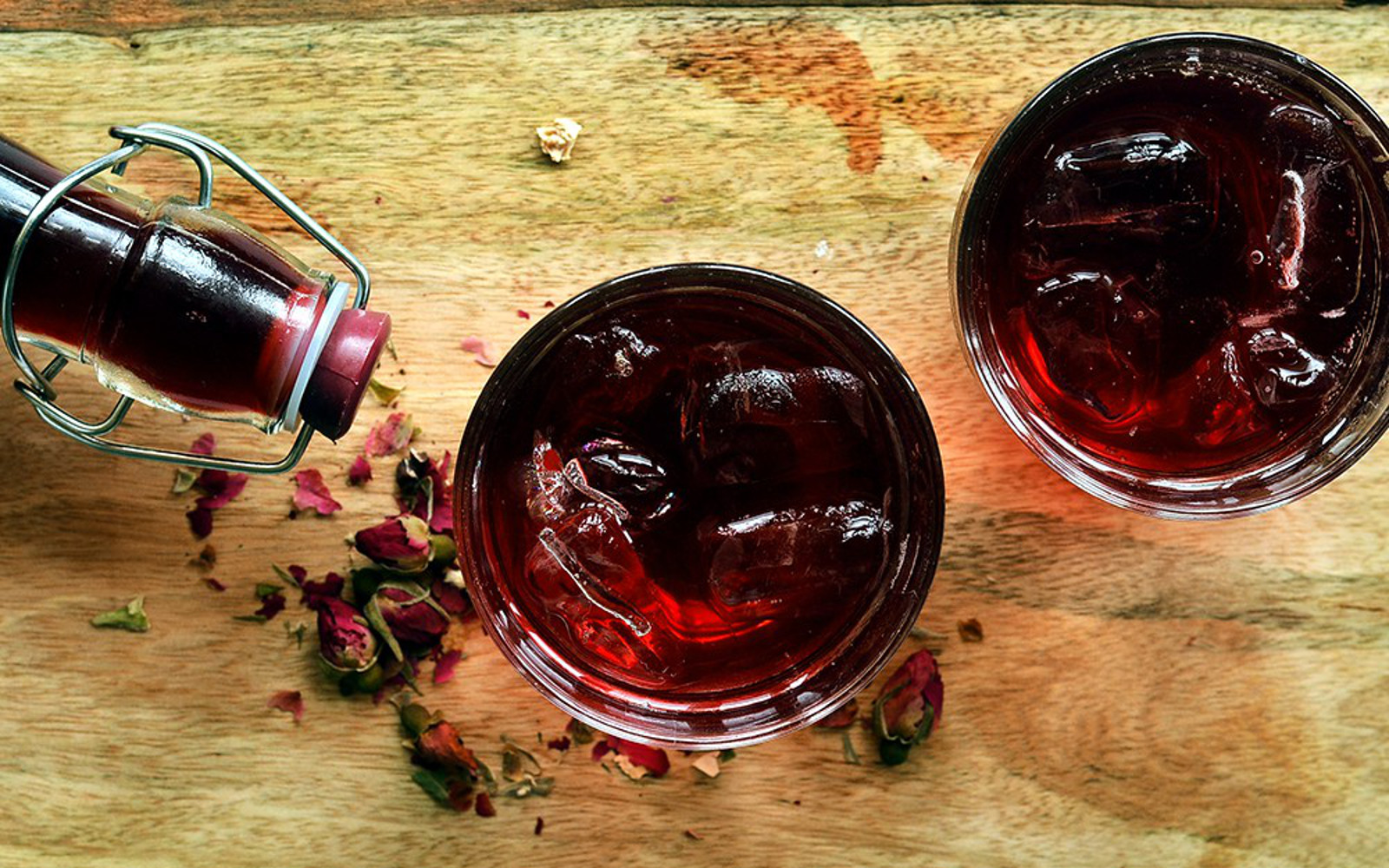 Hibiscus and Rose Cordial