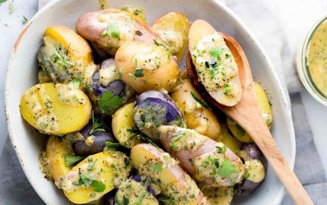 Fingerling Potato Salad With Lemon Herb Dressing