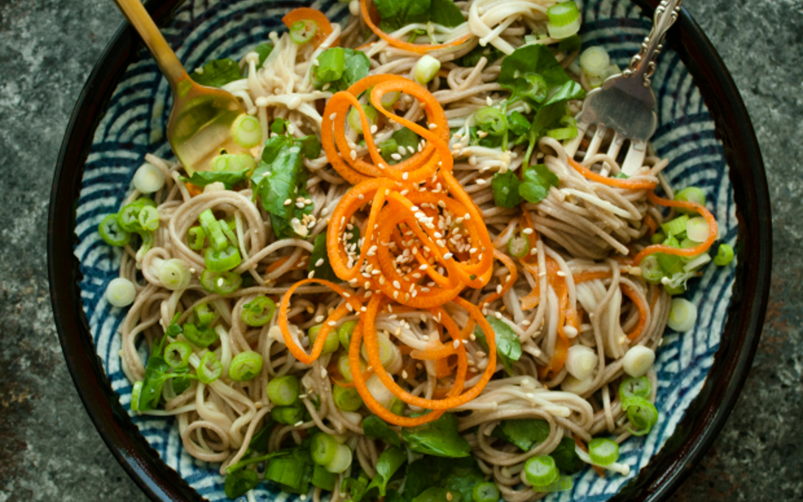 Soba Noodle Bowl With Homemade 'Fish' Sauce