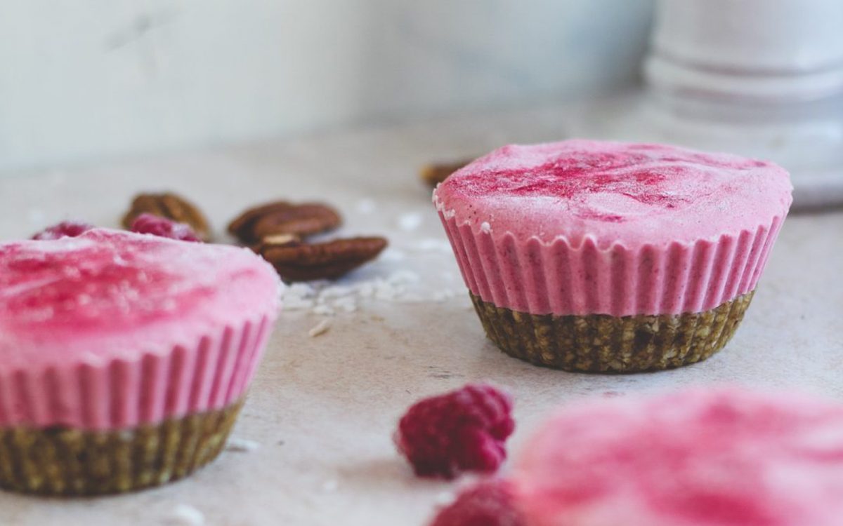 Mini Raspberry Swirl Cakes