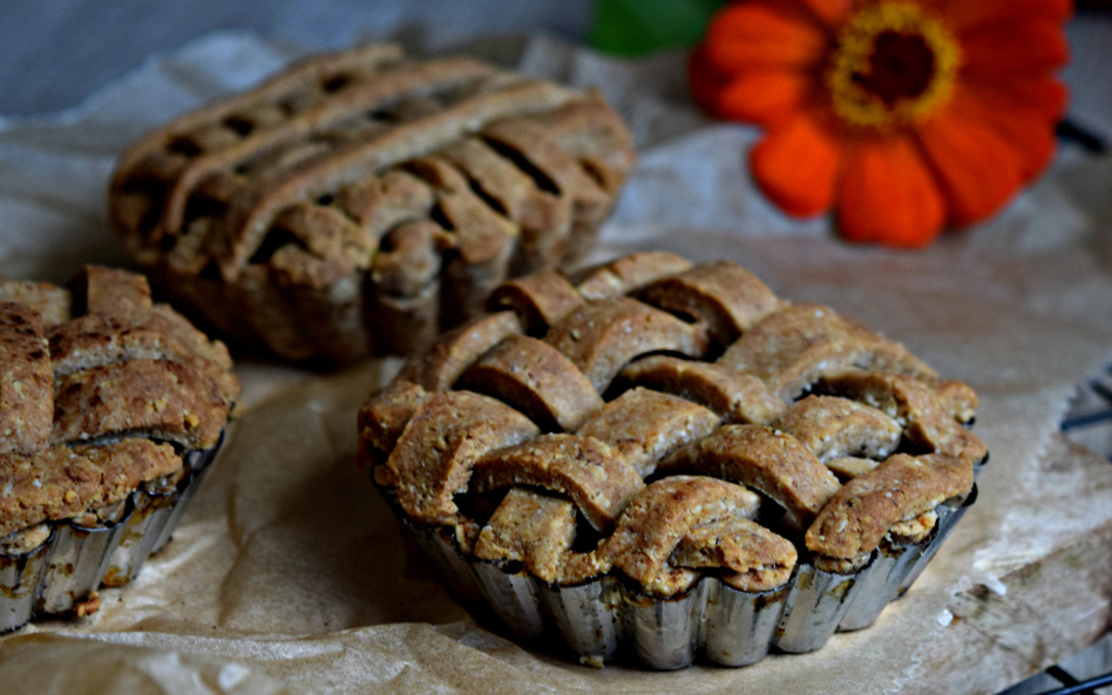 Mini Buckwheat Apple Pies