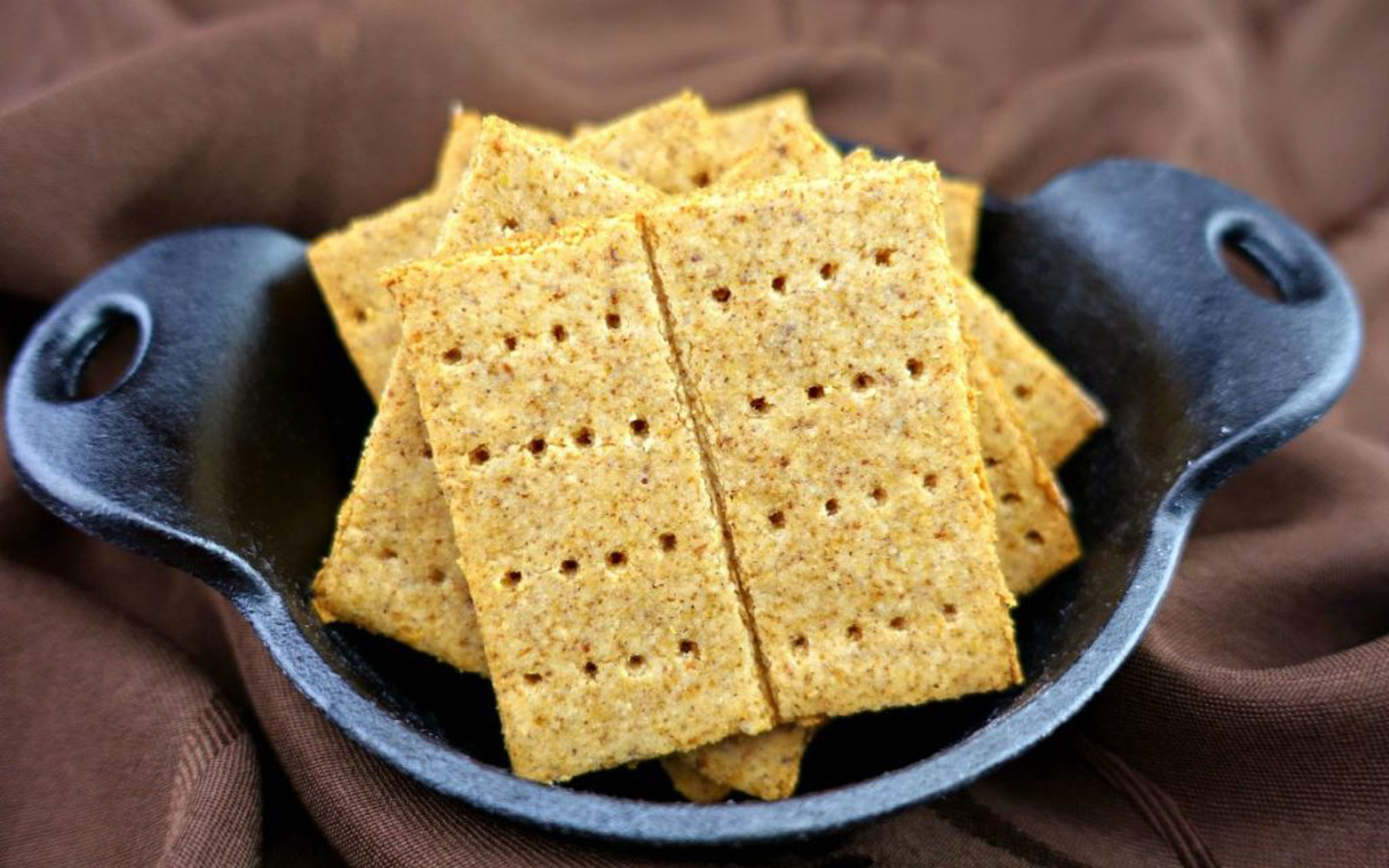 Vegan Grain-Free Paleo Graham Crackers 