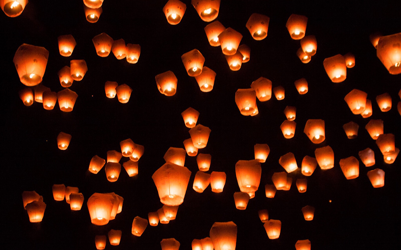 lanterns you light and they fly away