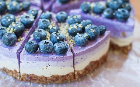 Blueberry Cheesecake [Vegan, Raw]