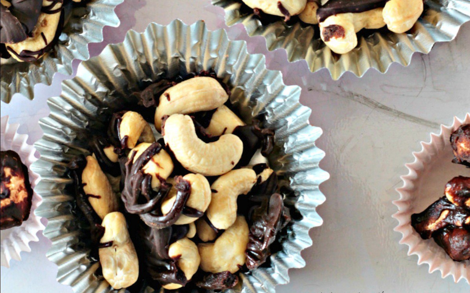 Cashews and Chocolate Cups