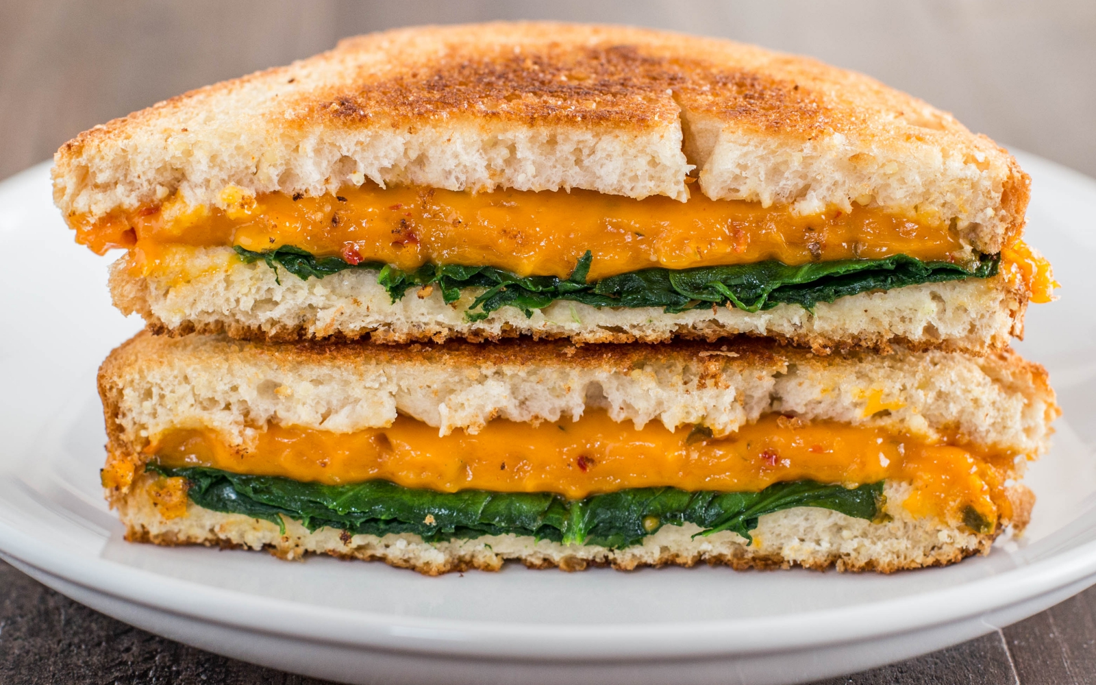 Vegan Gluten-Free Grilled Cheese with greens