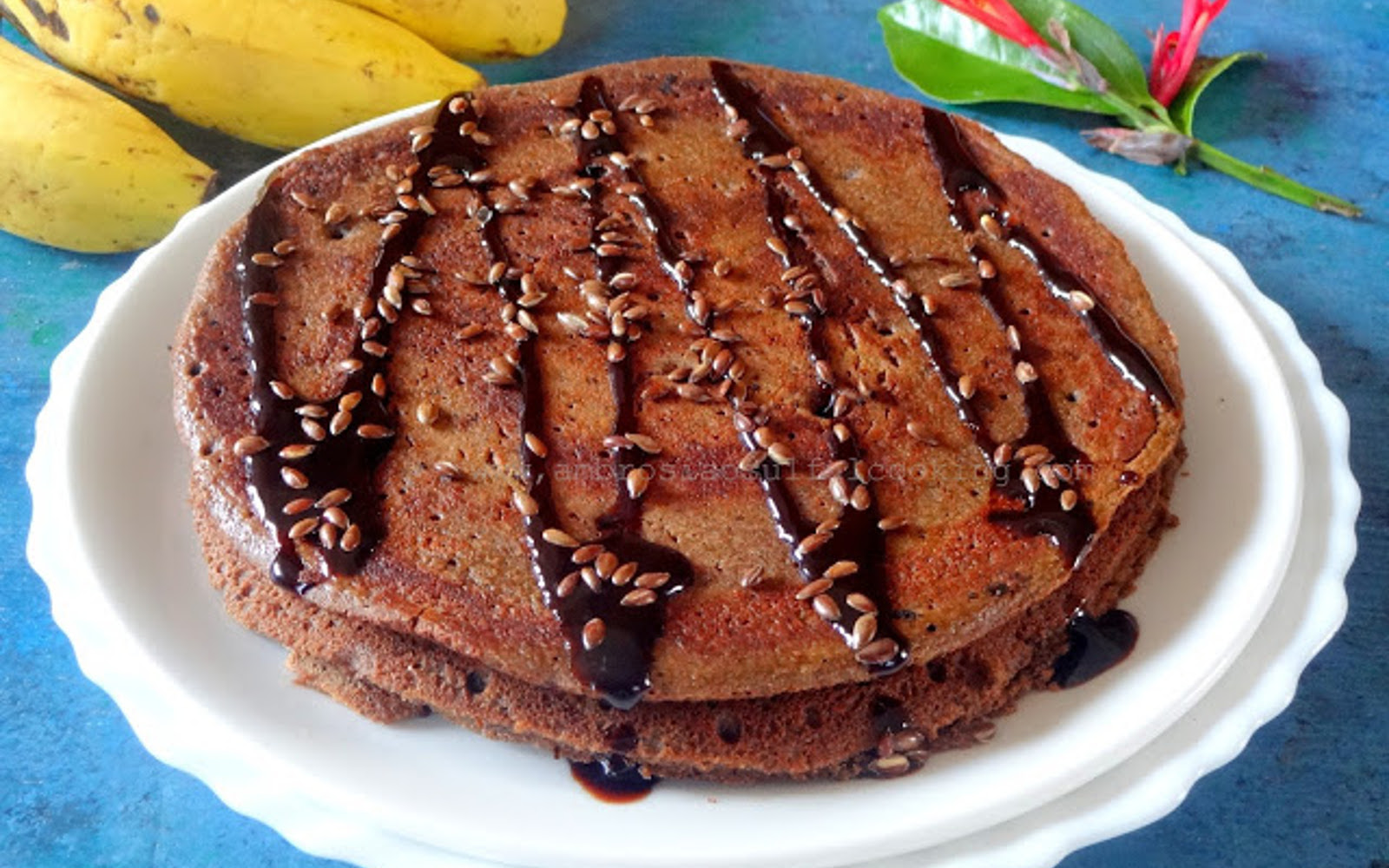 Vegan Chocolate Buckwheat Pancakes