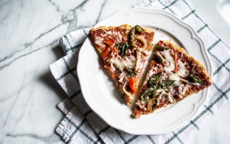 Rustic Roasted Veggie Pizza With Lentil Crust