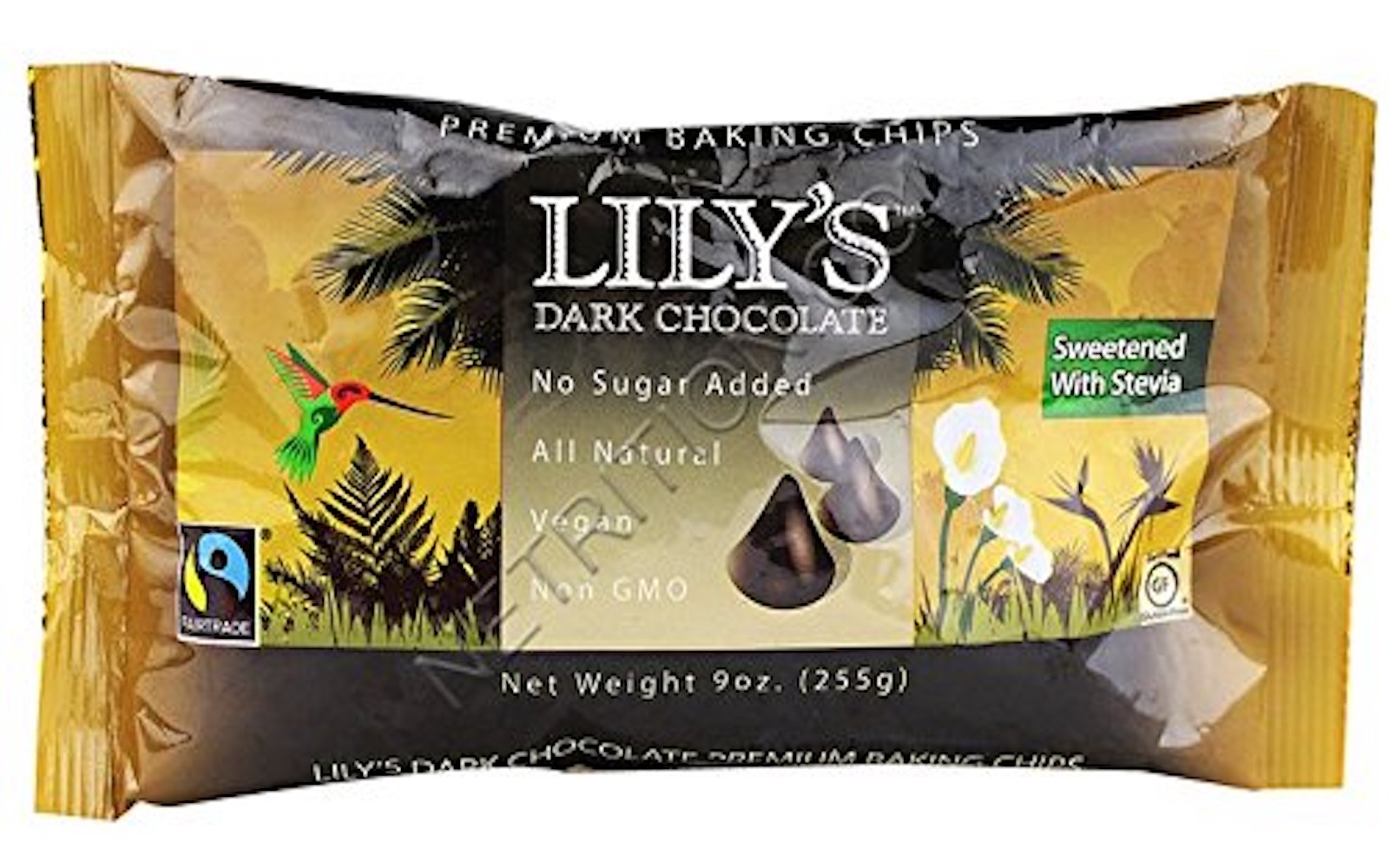 lilys dark chocolate premium baking chips 