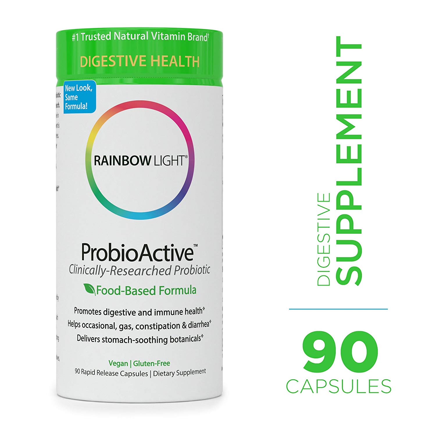 Contains Bio-Active Probiotic Defense, a unique multifunction strain of 1 billion Lactobacillus Sporogenes that are 100% viable with a unique outer layer that protects delivery through the stomach and into the intestines where they are broken down to support optimal digestion, absorption of nutrients, and removal of toxins and wastes