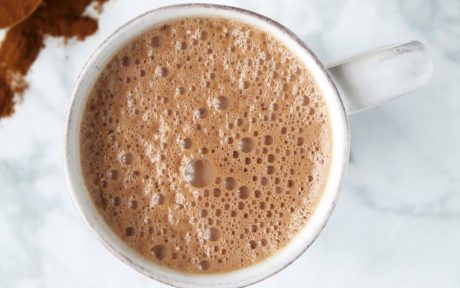 chocolate reishi latte