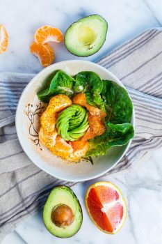Winter Citrus and Avocado Salad with Orange Poppy Vinaigrette [Vegan]