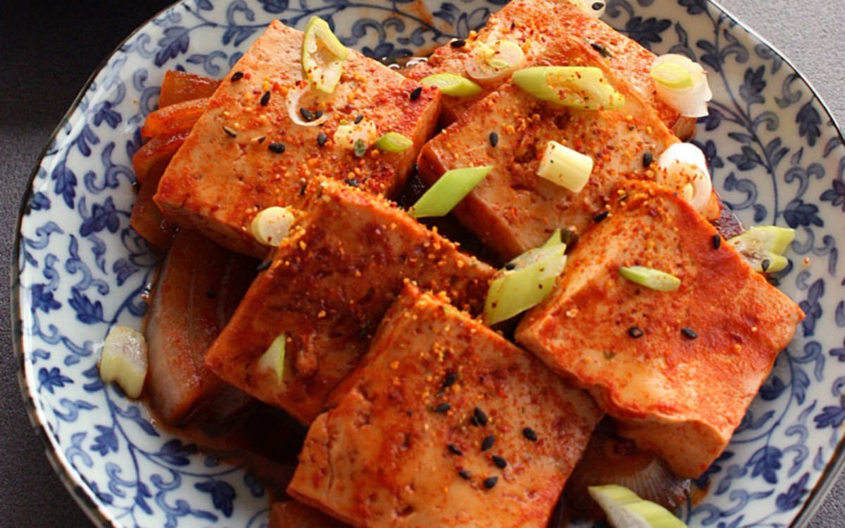Korean Braised Tofu 