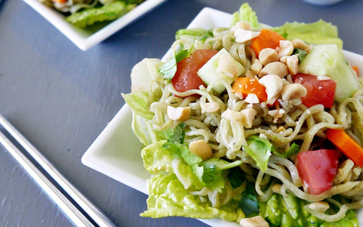 Zucchini-Ramen Noodle Salad