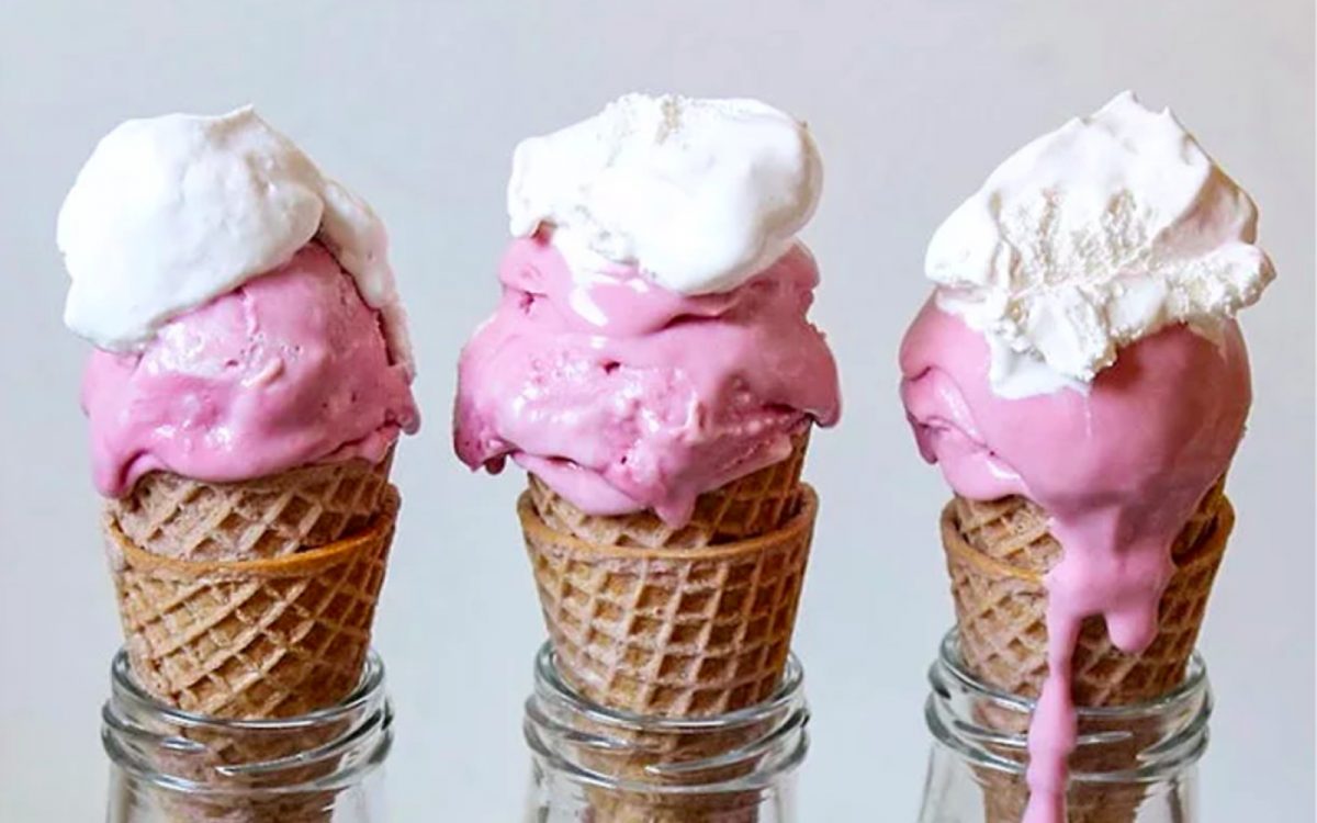 non-dairy ice cream cones