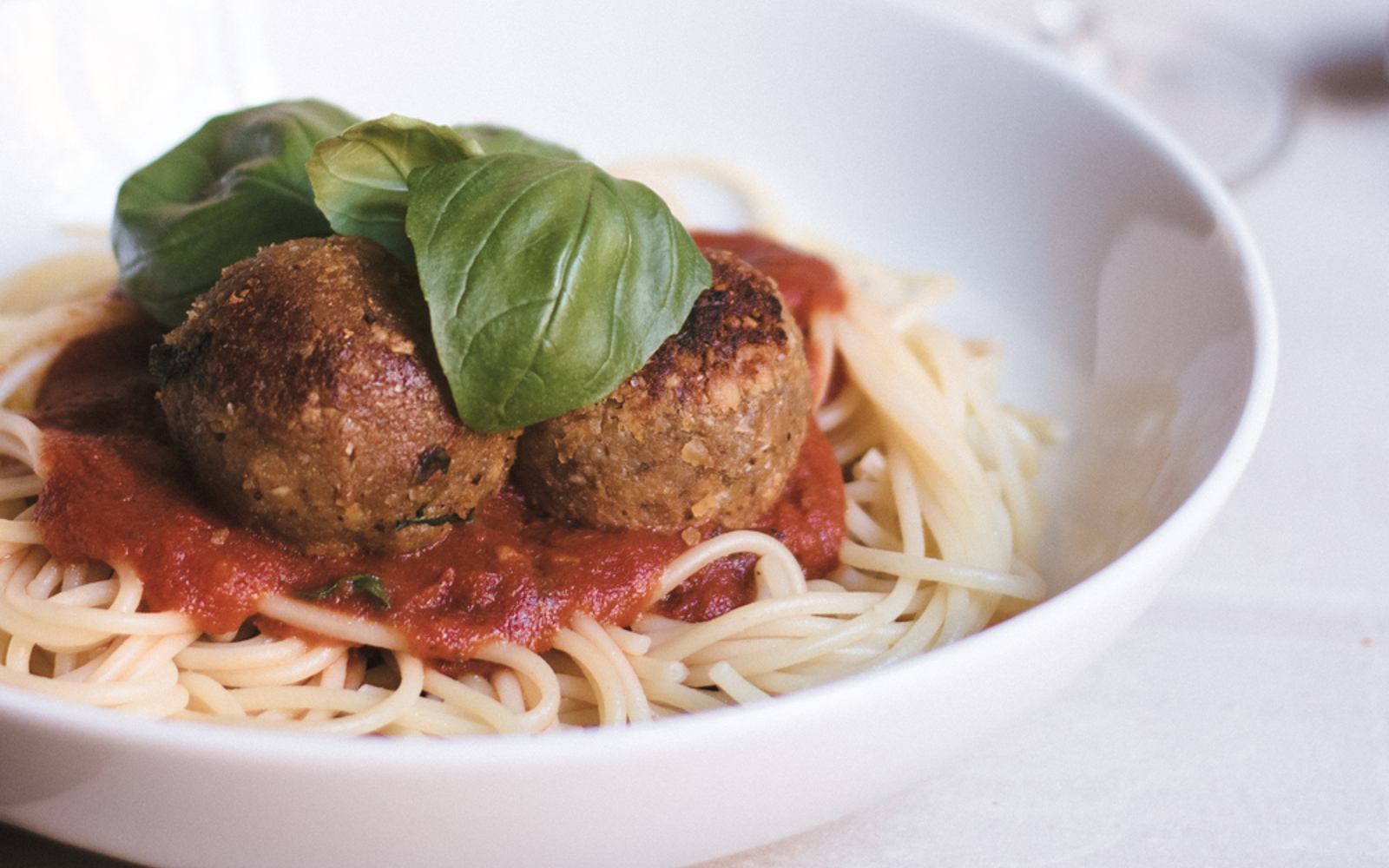 Vegan Italian meatballs