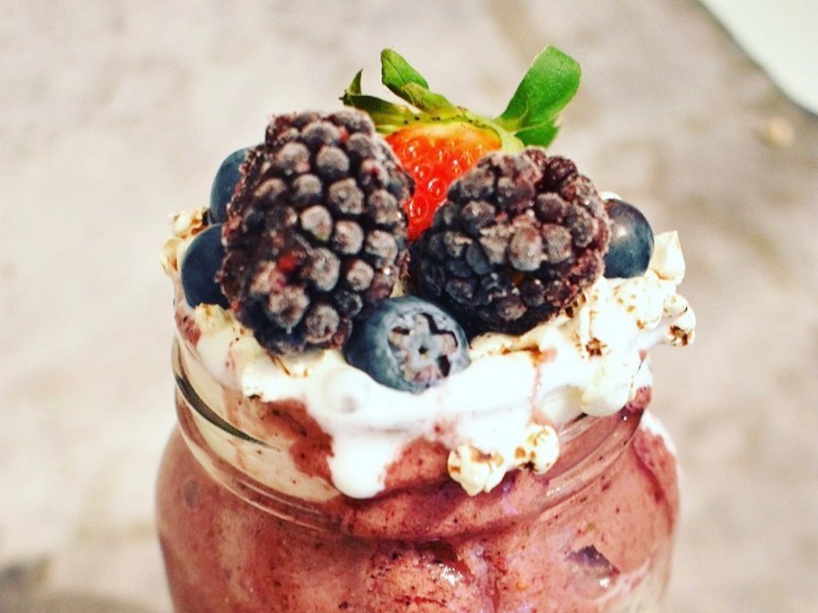 Berry and Chia Pudding Smoothie