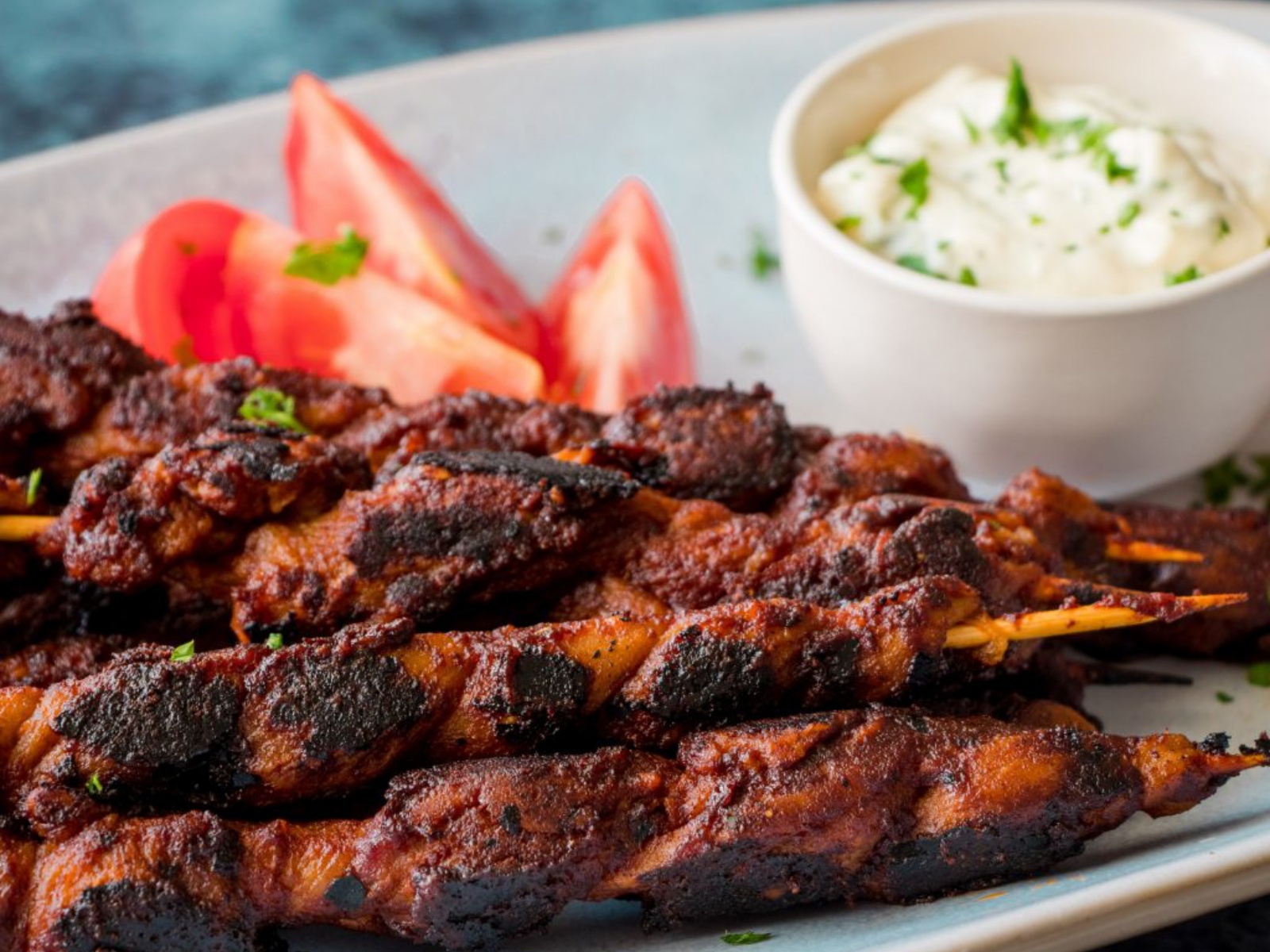 BBQ Skewers With Aioli