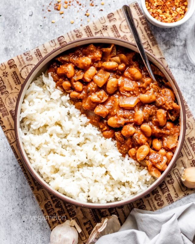 Vegan Spicy ‘Baked’ Beans