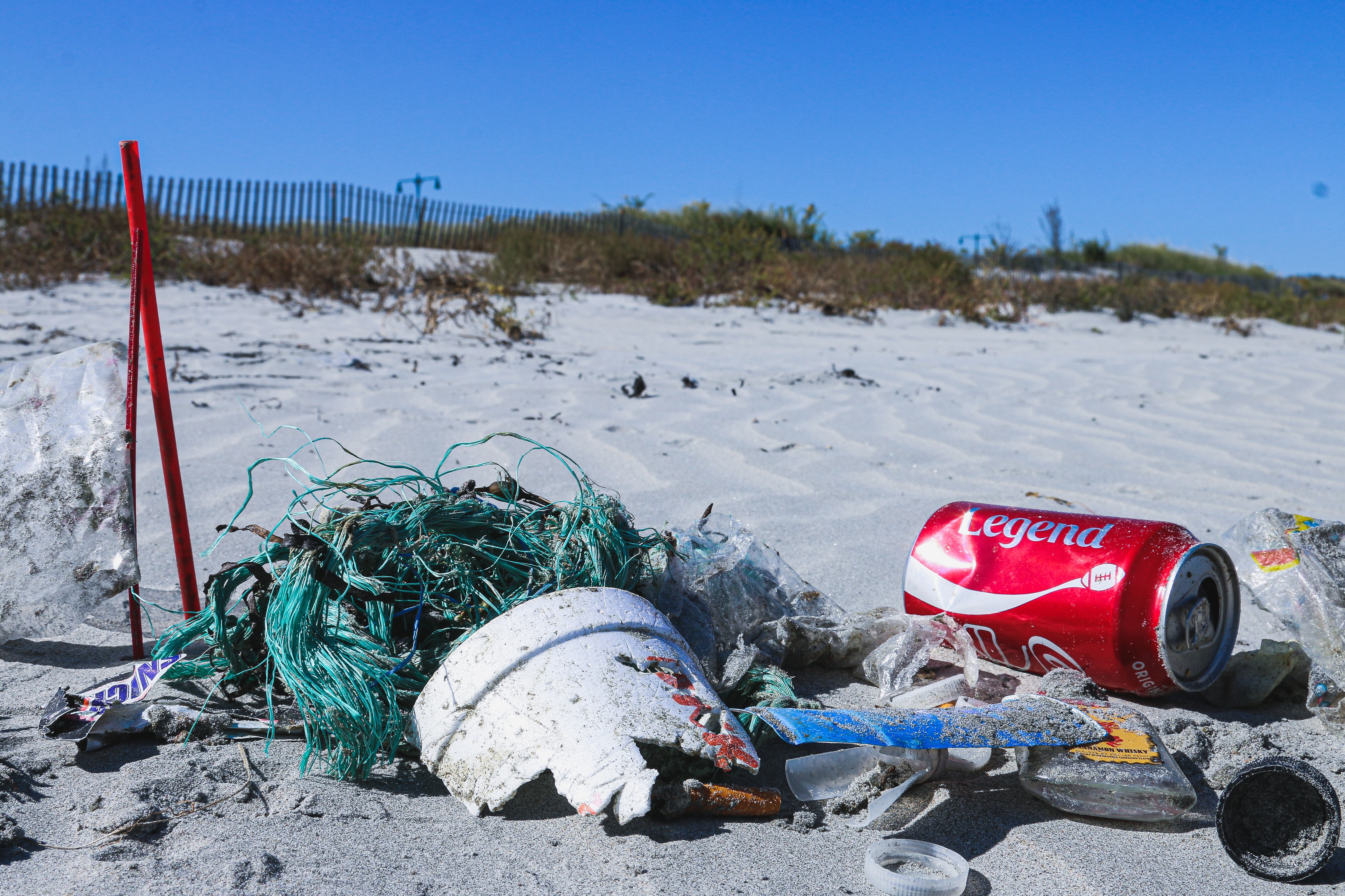 Plastic Found on Beach