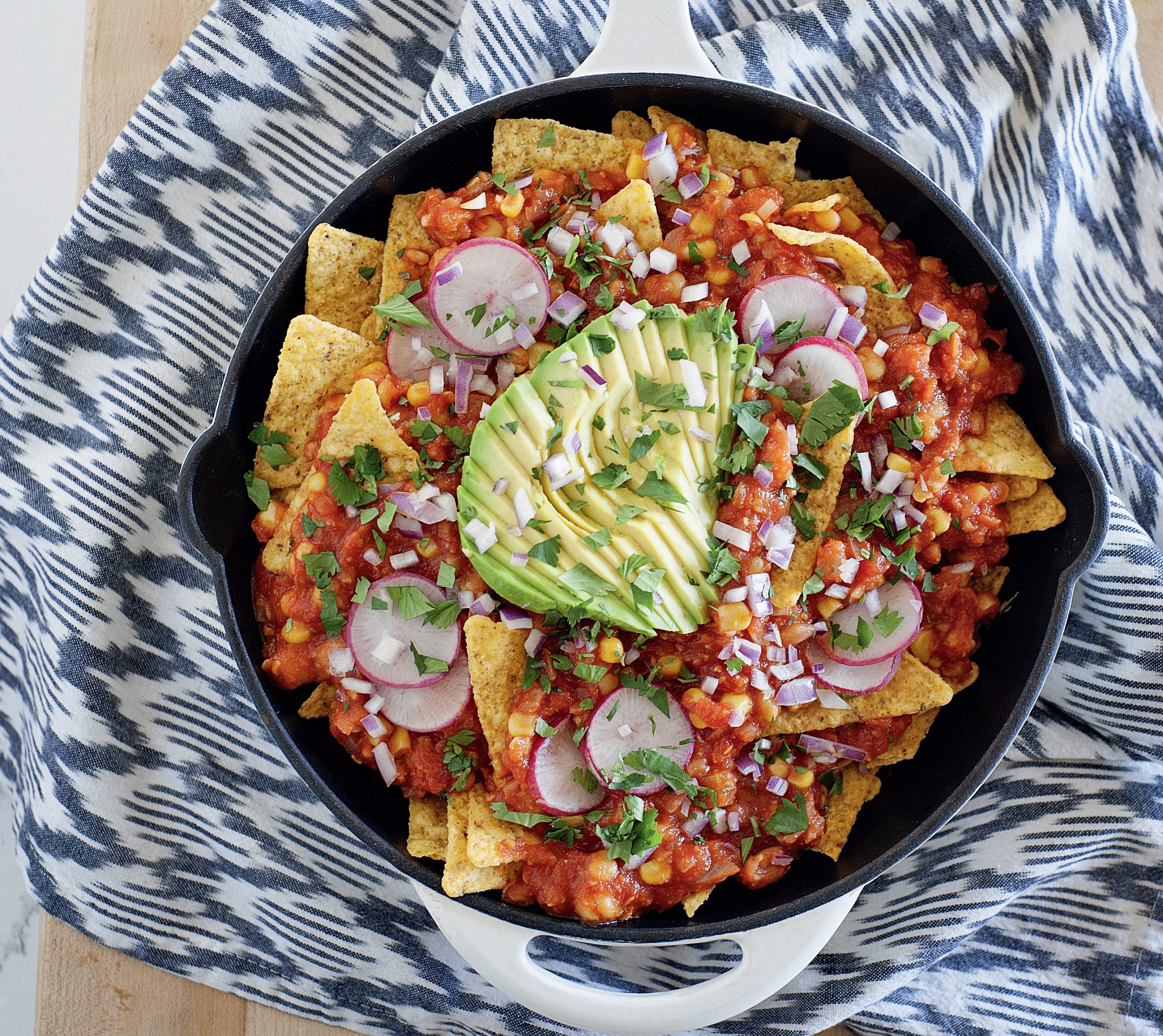chickpea chilaquiles
