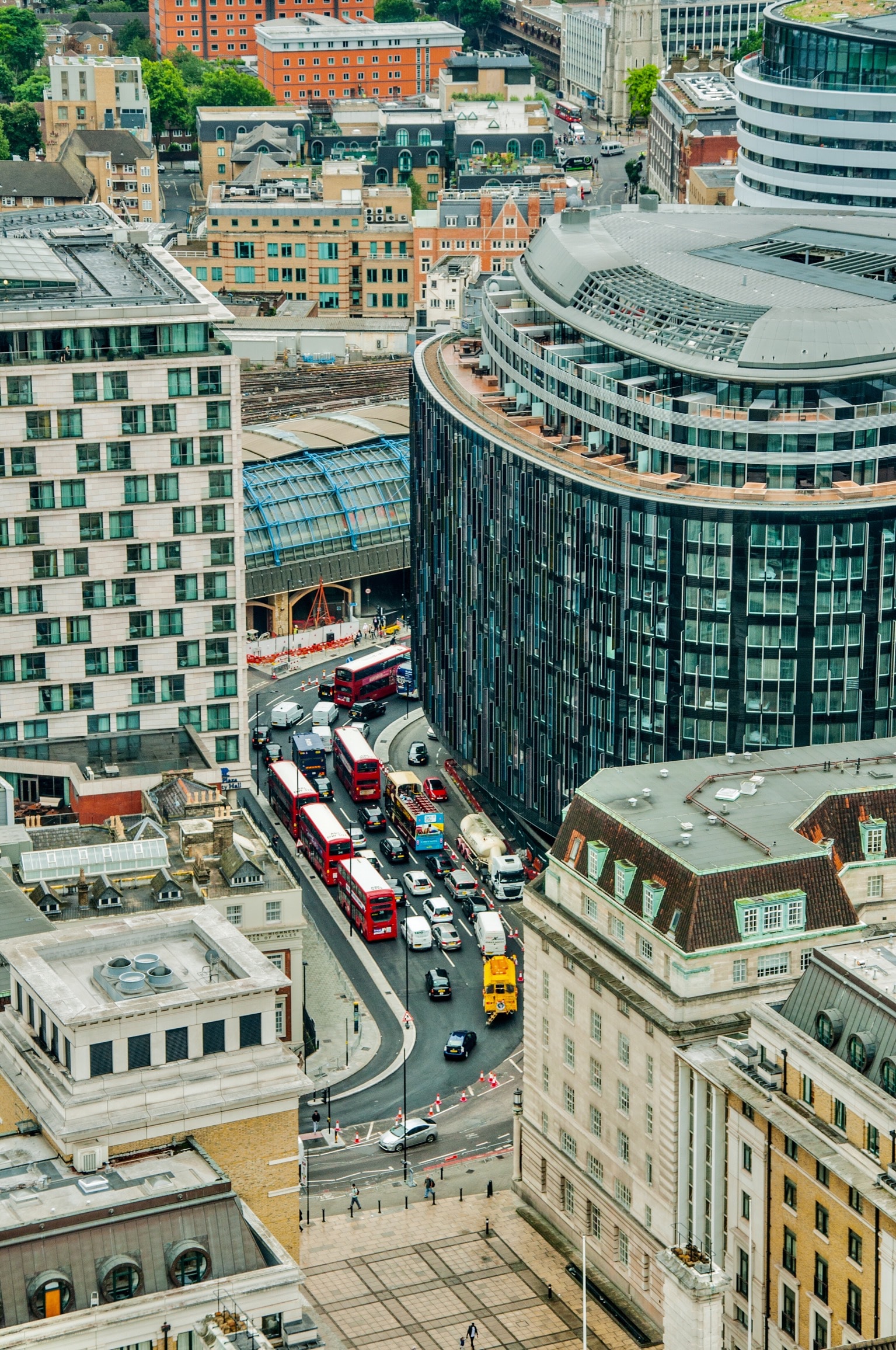 View of London Traffic
