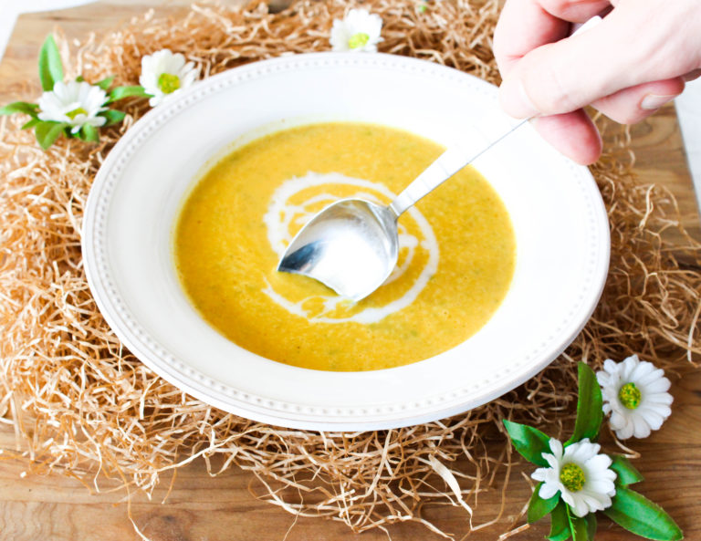 creamy pumpkin sage soup