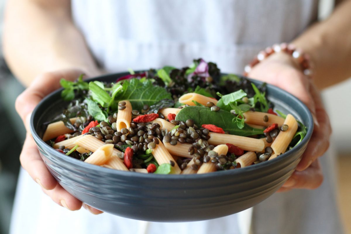 Vegan Plant Protein Pasta Salad Bowl