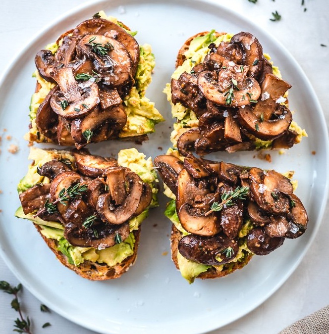 Vegan Healthy Balsamic Mushrooms kidney-supporting vegan meals