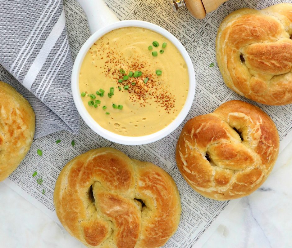Beer Cheese with Pretzels