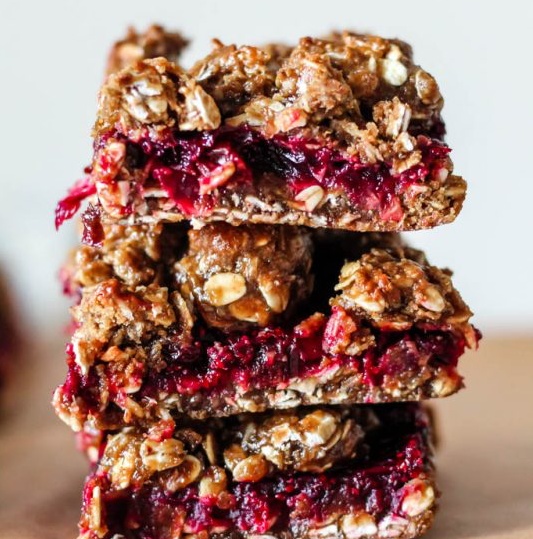 Healthy Cranberry Oatmeal Squares