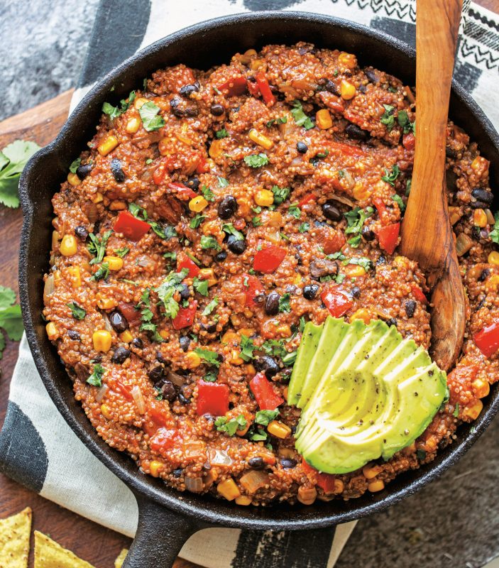 From Black Bean Enchilada Quinoa to Butternut Squash Salad: Our Top Eight Vegan Recipes of the Day!