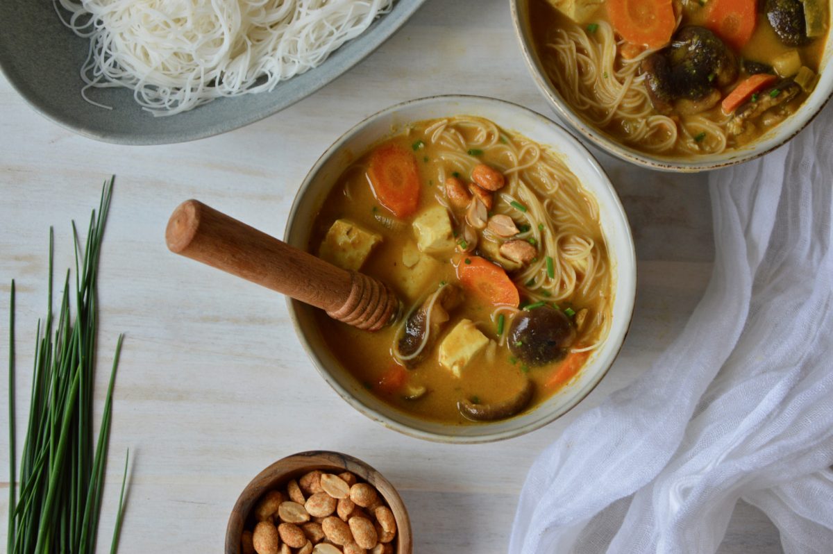 Vegan Spicy Thai Peanut Soup