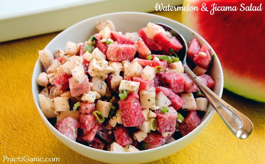 Vegan Watermelon & Jicama Salad