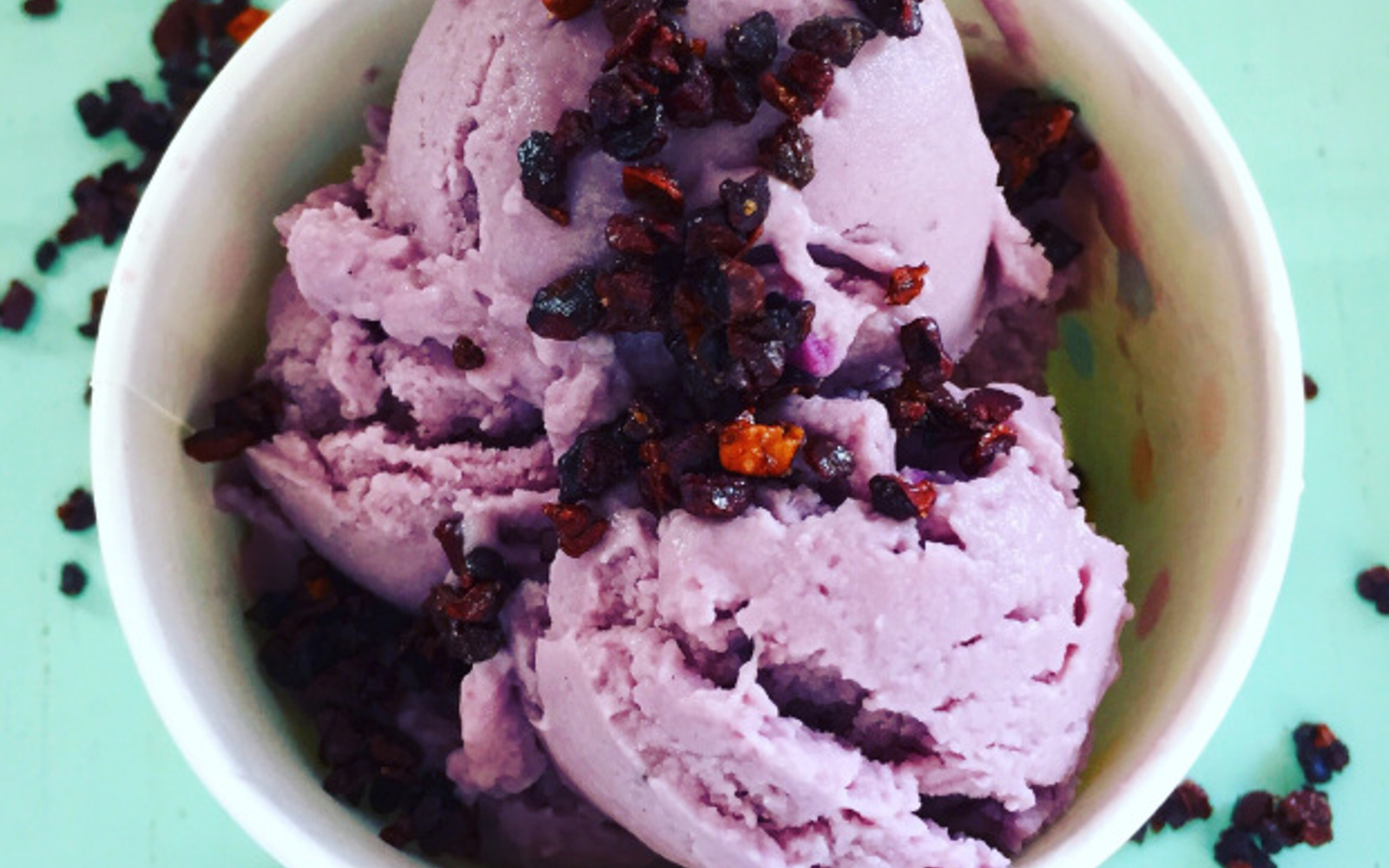 Purple Sweet Potato Ice Cream (Without a Machine!)