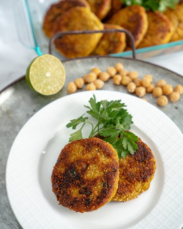 Vegan Chickpea and Pumpkin Fritters