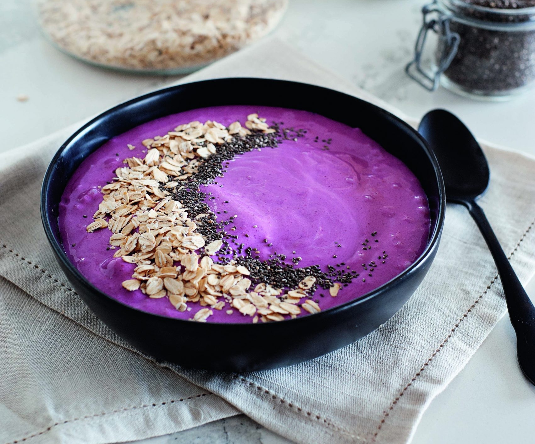 Protein-Packed Mixed Fruit Smoothie Bowl 