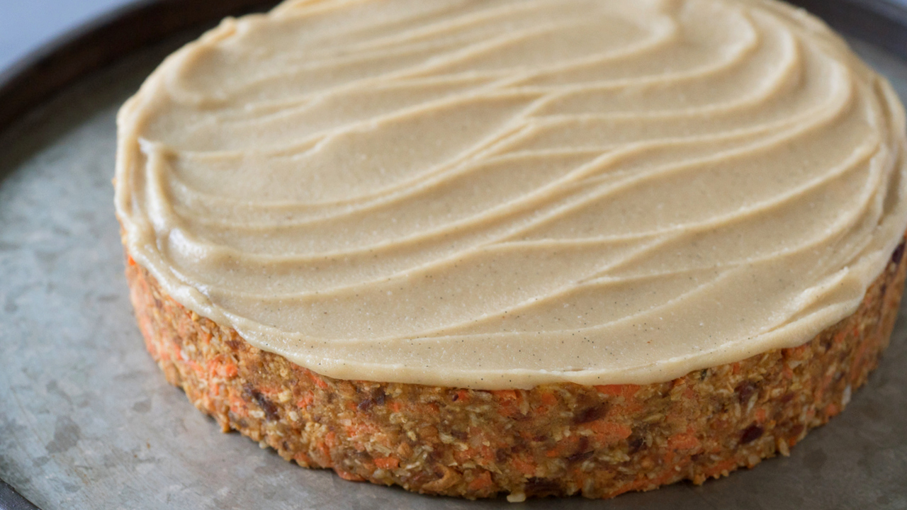 Raw Carrot Spice Cake