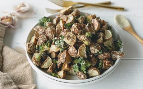 Roasted Potato Broccoli Salad