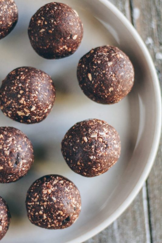 Double Chocolate Vegan Brownie Balls