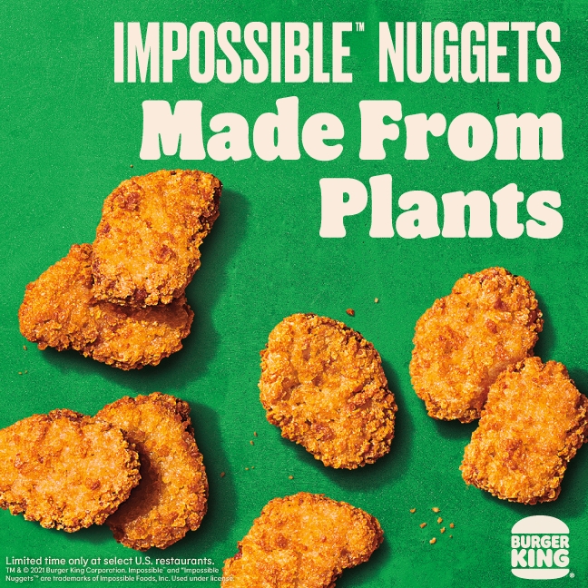 Burger King impossible nuggets