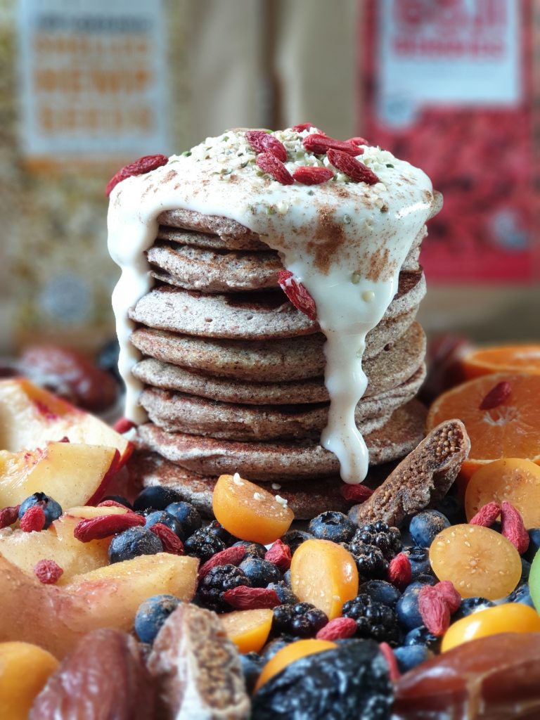 Vegan Quinoa and Buckwheat Pancakes