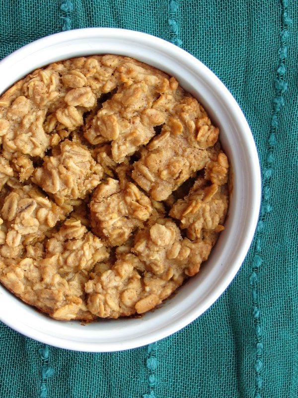 Vegan Peanut Butter Cookie Baked Oatmeal