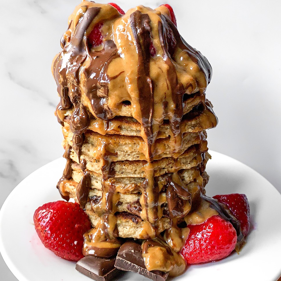 Biscoff and Chocolate Pancakes 