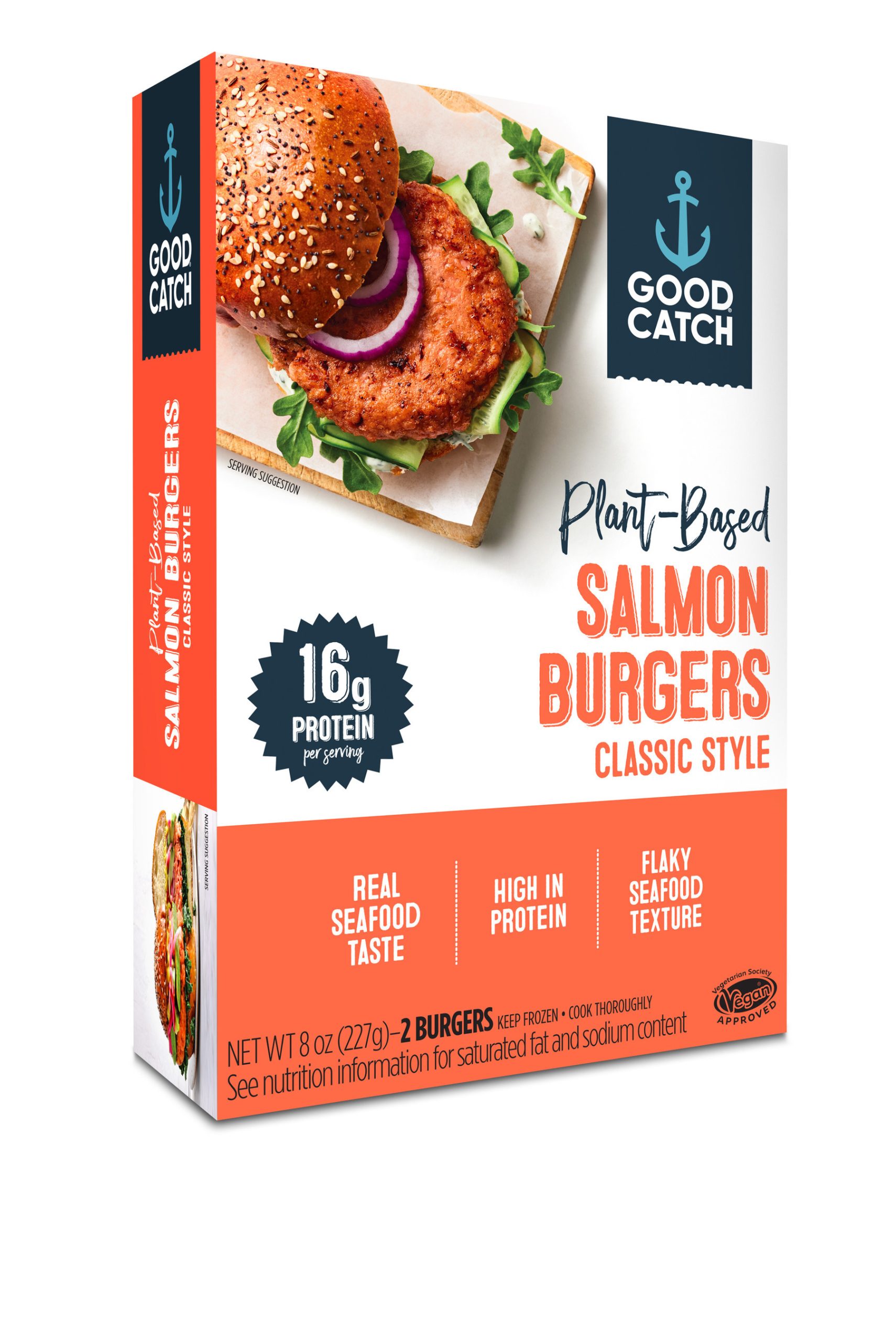 Good Catch Plant-Based Salmon Burgers