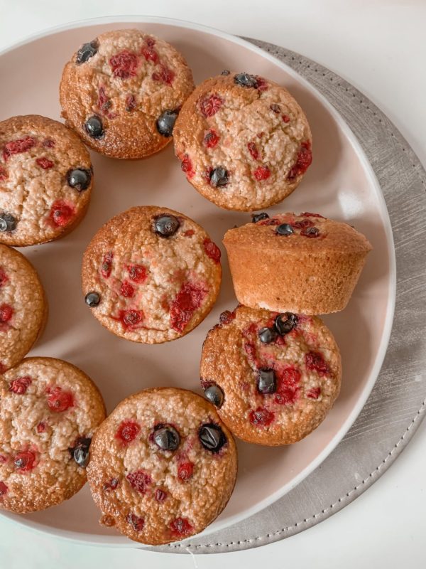 Vegan Berry Breakfast Muffins
