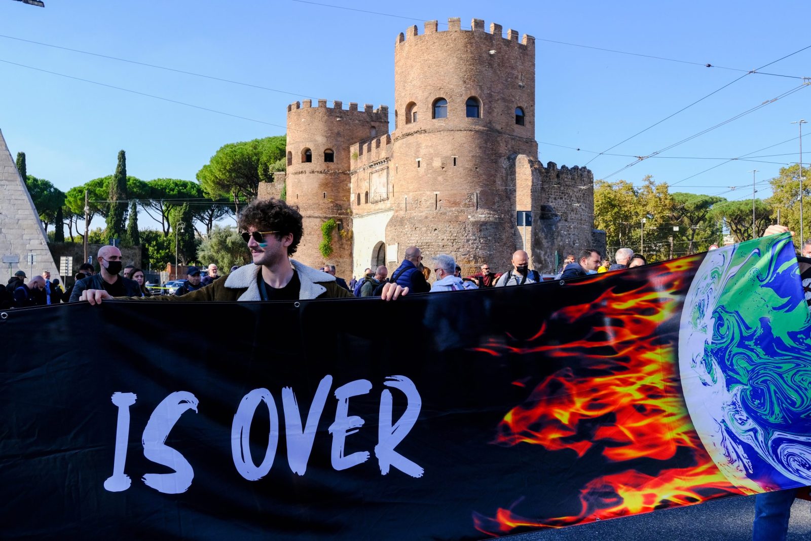 Climate protest in Rome