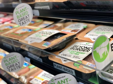 Beyond meat at a grocery store