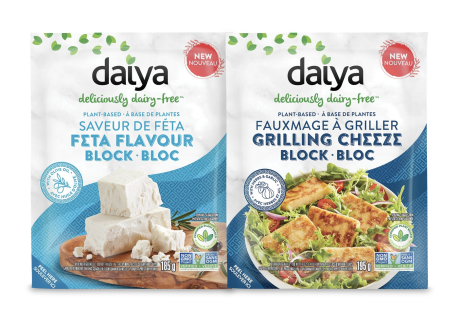 Two flavors of Daiya cheese